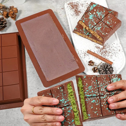 Silicone Dubai Pistachio Chocolate Bar Molds