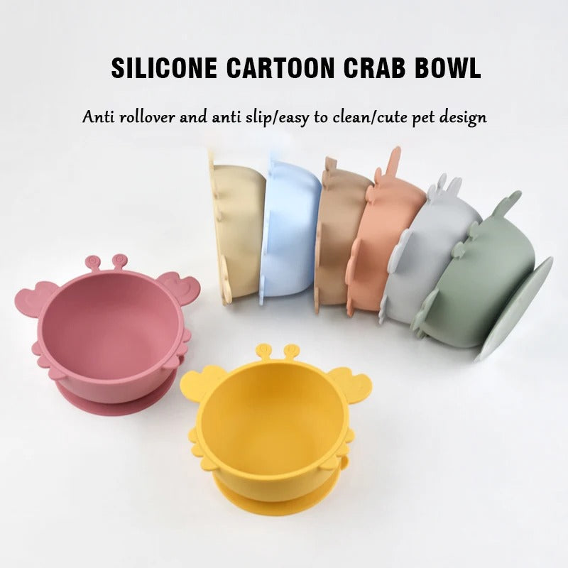 Baby/Toddler BPA Free Silicone Bowl with Suction Base