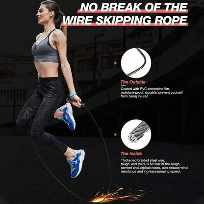 Speed Jump Rope, Tangle-Free & Adjustable