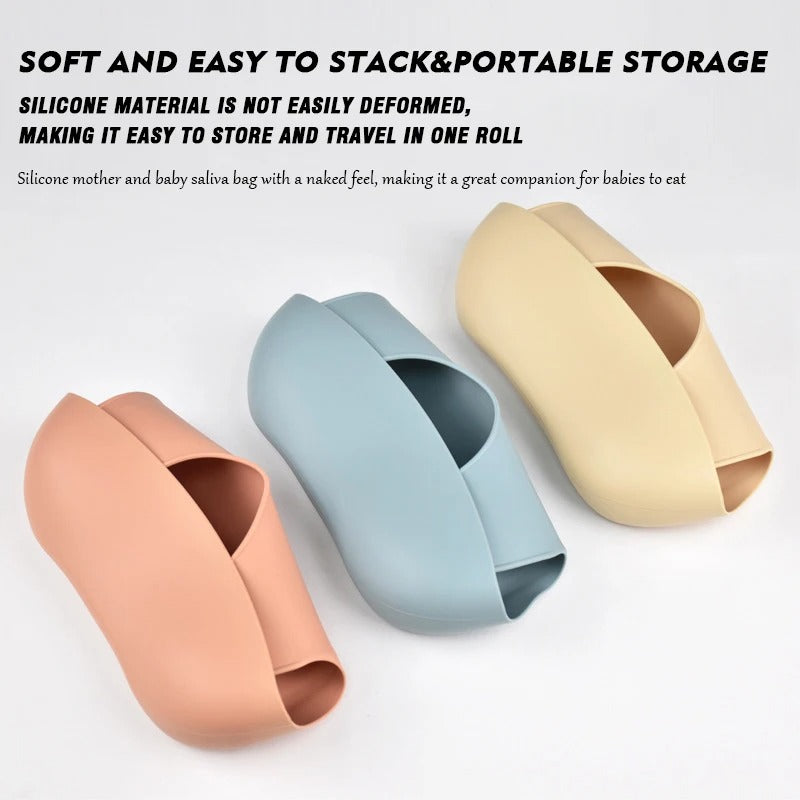 Baby/Toddler BPA Free Silicone Adjustable Bibs