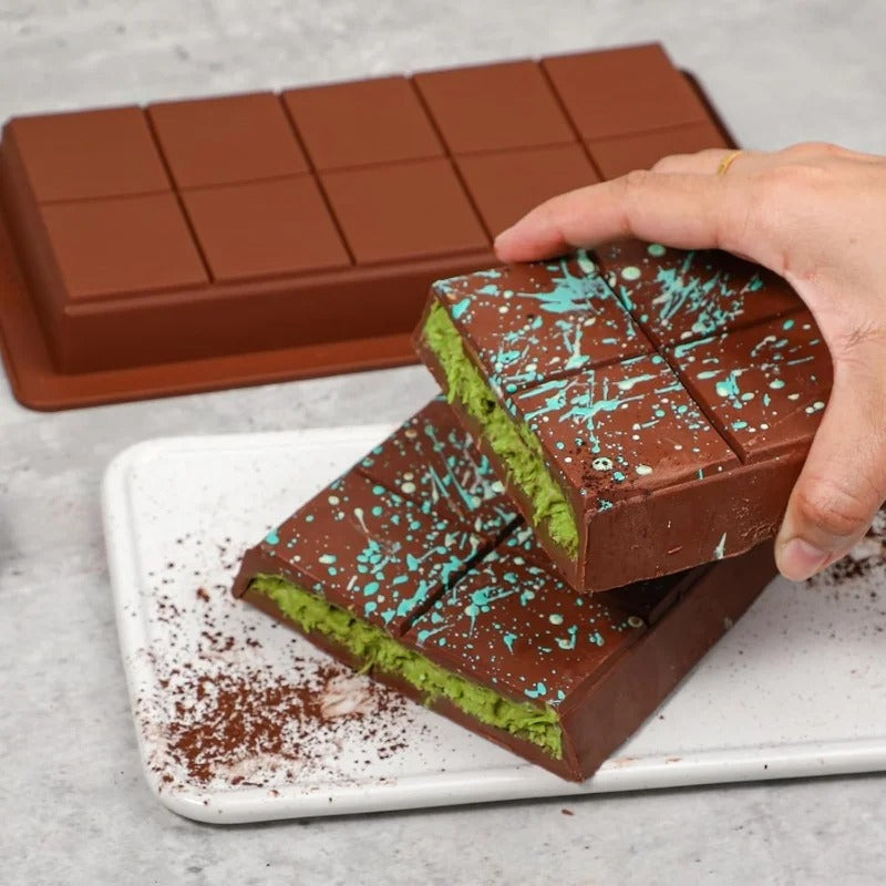 Silicone Dubai Pistachio Chocolate Bar Molds