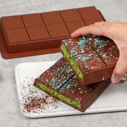 Silicone Dubai Pistachio Chocolate Bar Molds