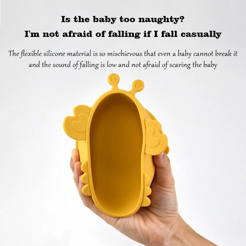 Baby/Toddler BPA Free Silicone Bowl with Suction Base