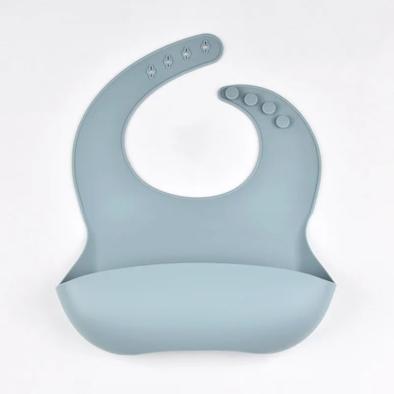 Baby/Toddler BPA Free Silicone Adjustable Bibs