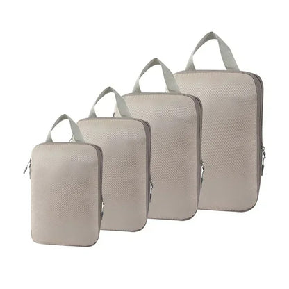 4-Set Compression Packing Cubes, Durable Travel Organizer