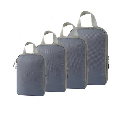 4-Set Compression Packing Cubes, Durable Travel Organizer