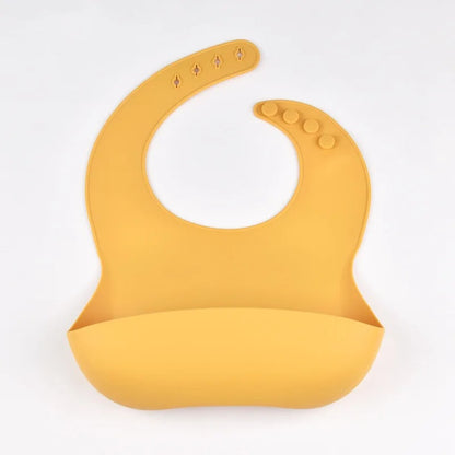Baby/Toddler BPA Free Silicone Adjustable Bibs