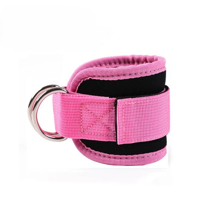 Double D-Ring Ankle Straps for Cable Machines