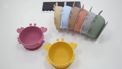 Baby/Toddler BPA Free Silicone Bowl with Suction Base